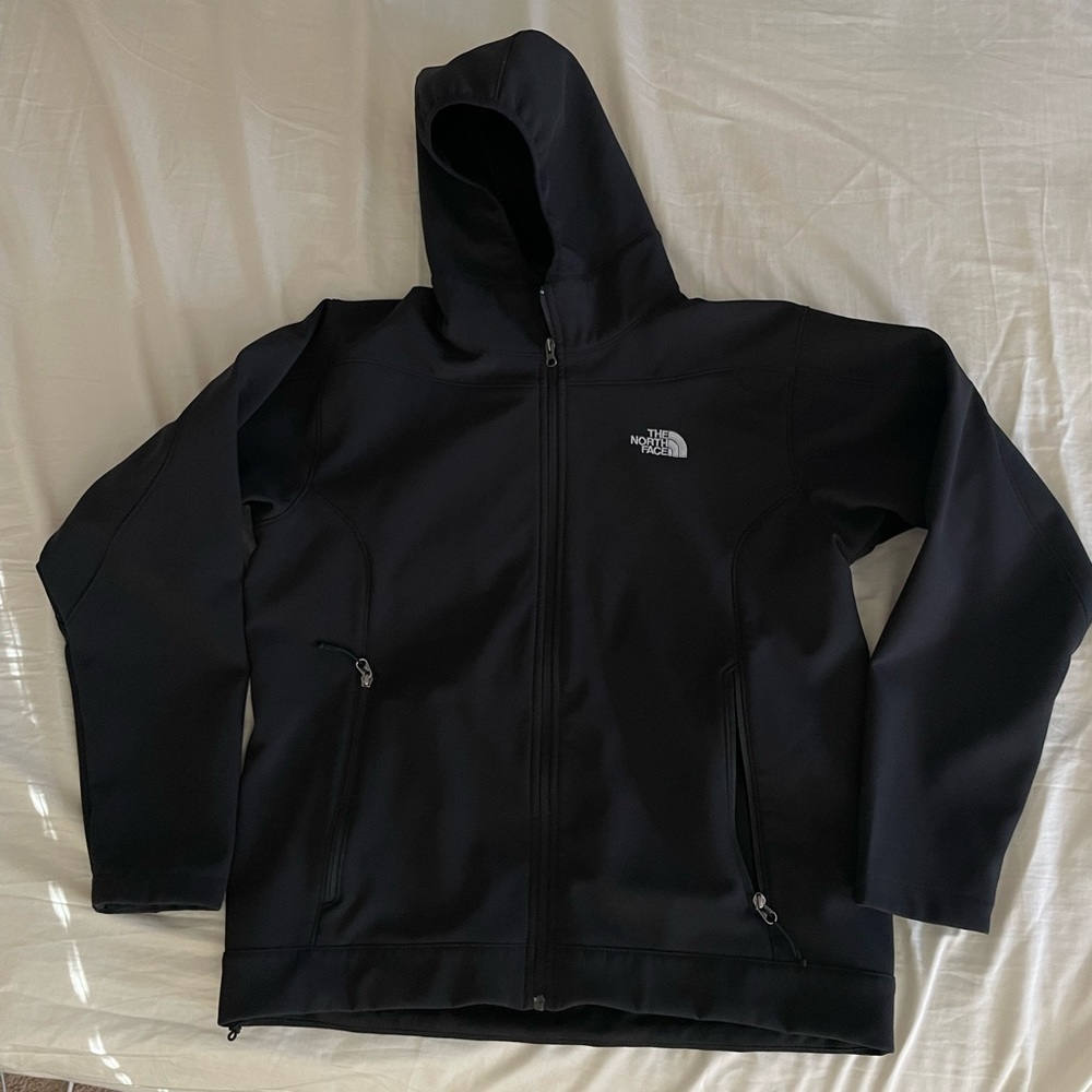 The north face waterproof hard shell hooded jacket size Large